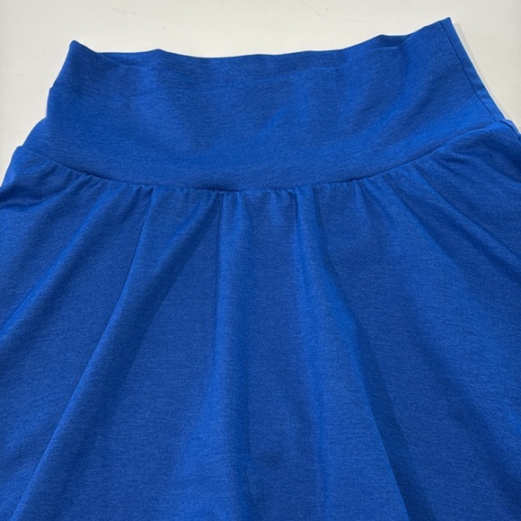 Old Navy CloudComfy Skort Extra High Waisted Crayon Blue Bike Shorts - Picture 5 of 16